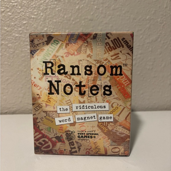 Other - Ransom Notes Word Magnet Game